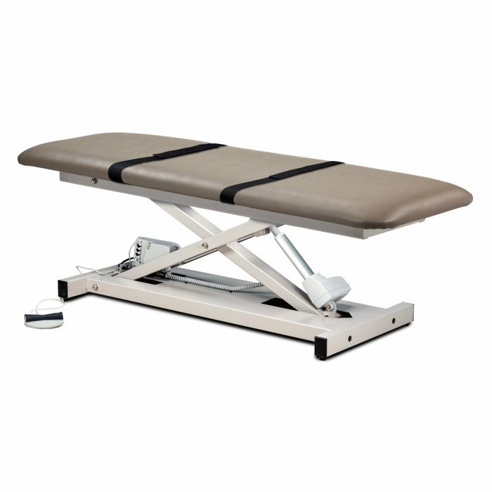 Clinton Open Base Power Table with One Piece Top