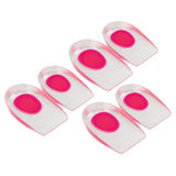 Silicone Gel Heel Cup Women's Large (Pink) 3 Pack